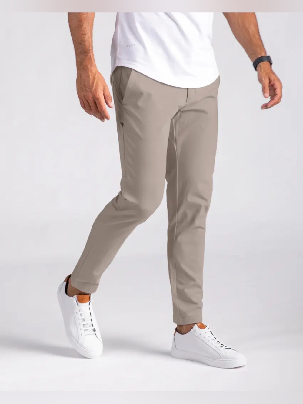 BYLT Basics Men's Slim Chino Pants - Taupe